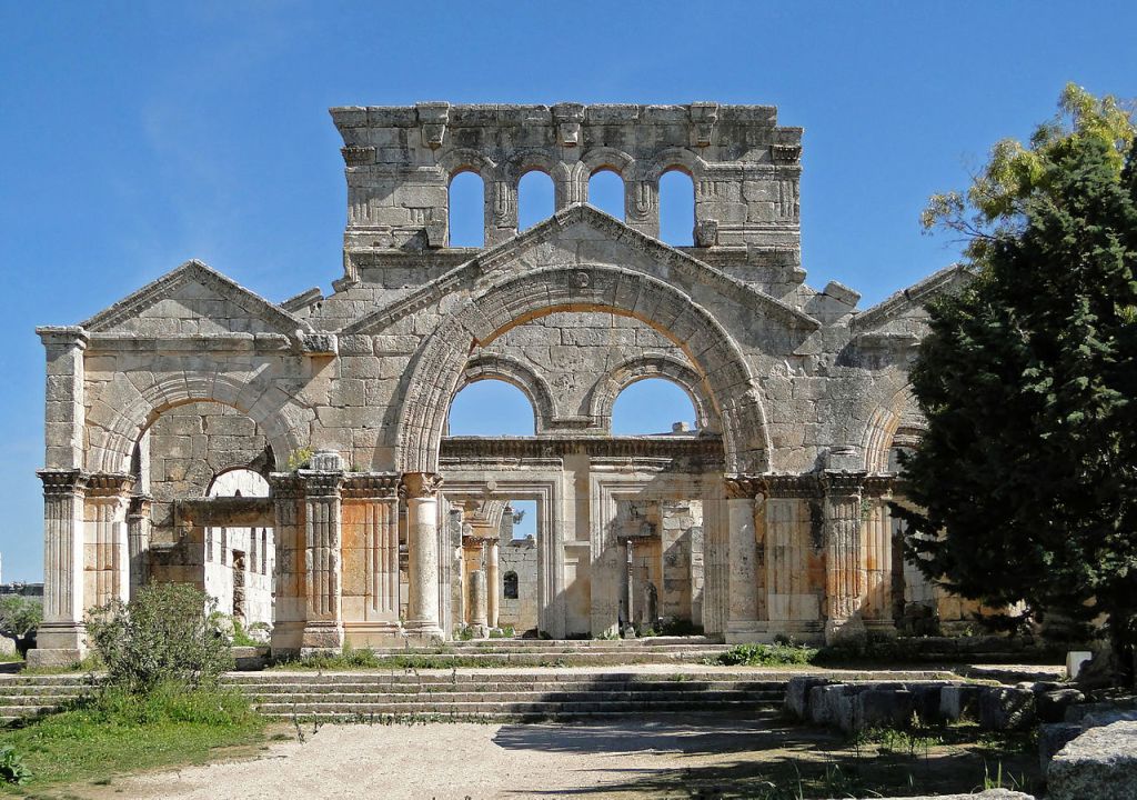 Pozostałości kościoła św. Szymona Słupnika w Syrii