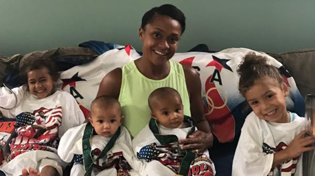 DOMINIQUE DAWES,MOTHERHOOD,OLYMPICS