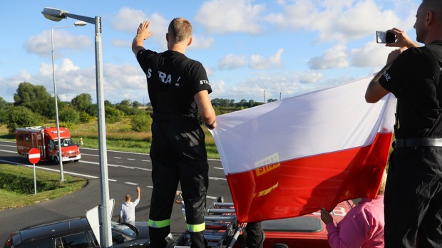 POWRÓT POLSKICH STRAŻAKÓW