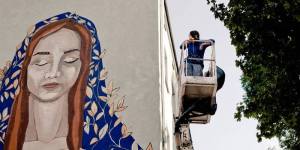 Mural z Maryją na kamienicy w Łodzi. Zobacz świetne zdjęcia!