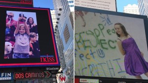 OSOBY Z ZESPOŁEM DOWNA NA TIMES SQUARE