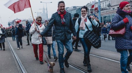 Polsko, nie bądź „pawiem i papugą narodów”. Prezydent na Marszu Niepodległości