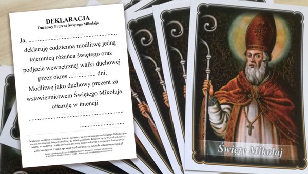 DUCHOWY PREZENT OD ŚWIĘTEGO MIKOŁAJA