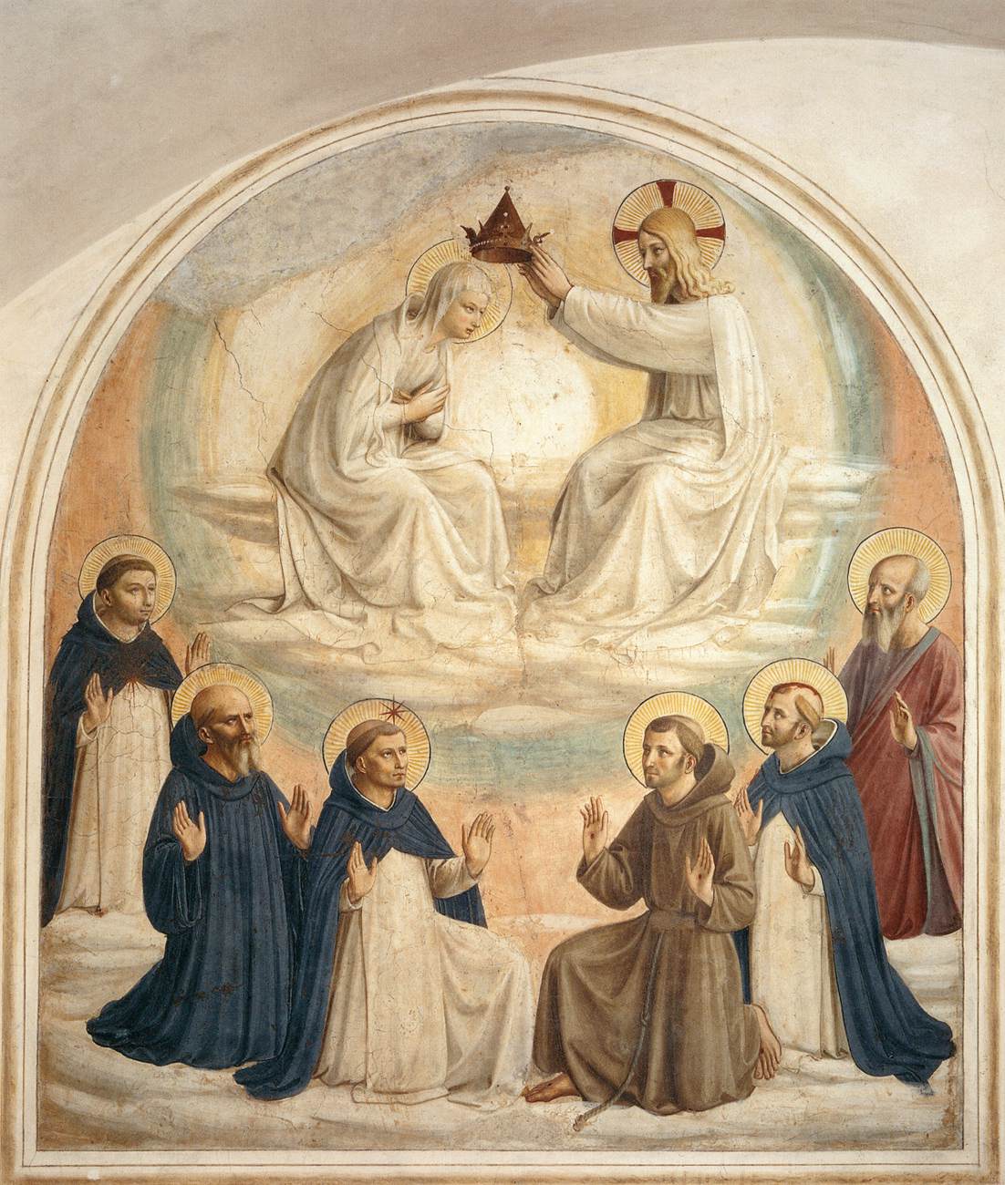 FRA ANGELICO; CORONATION VIRGIN; SAN MARCO