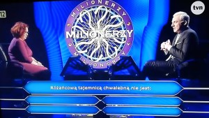 MILIONERZY, PYTANIE O MILION