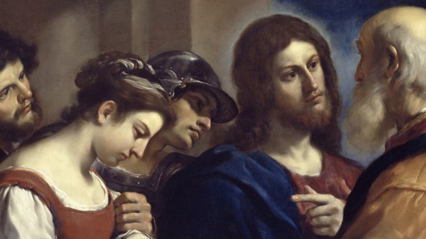 CHRIST AND THE WOMAN TAKEN IN FOR ADULTERY