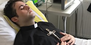 Złożył śluby wieczyste na oddziale onkologicznym