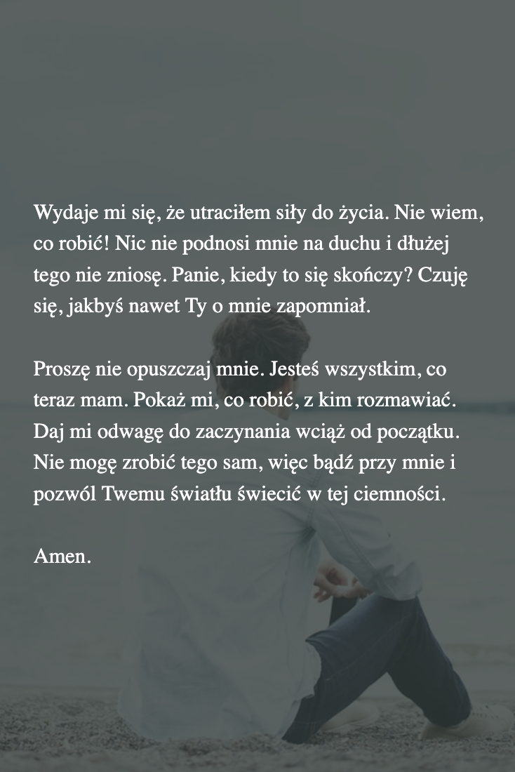 {"rendered":"Modlitwa dla ciebie na dzi\u015b [9 marca]"}