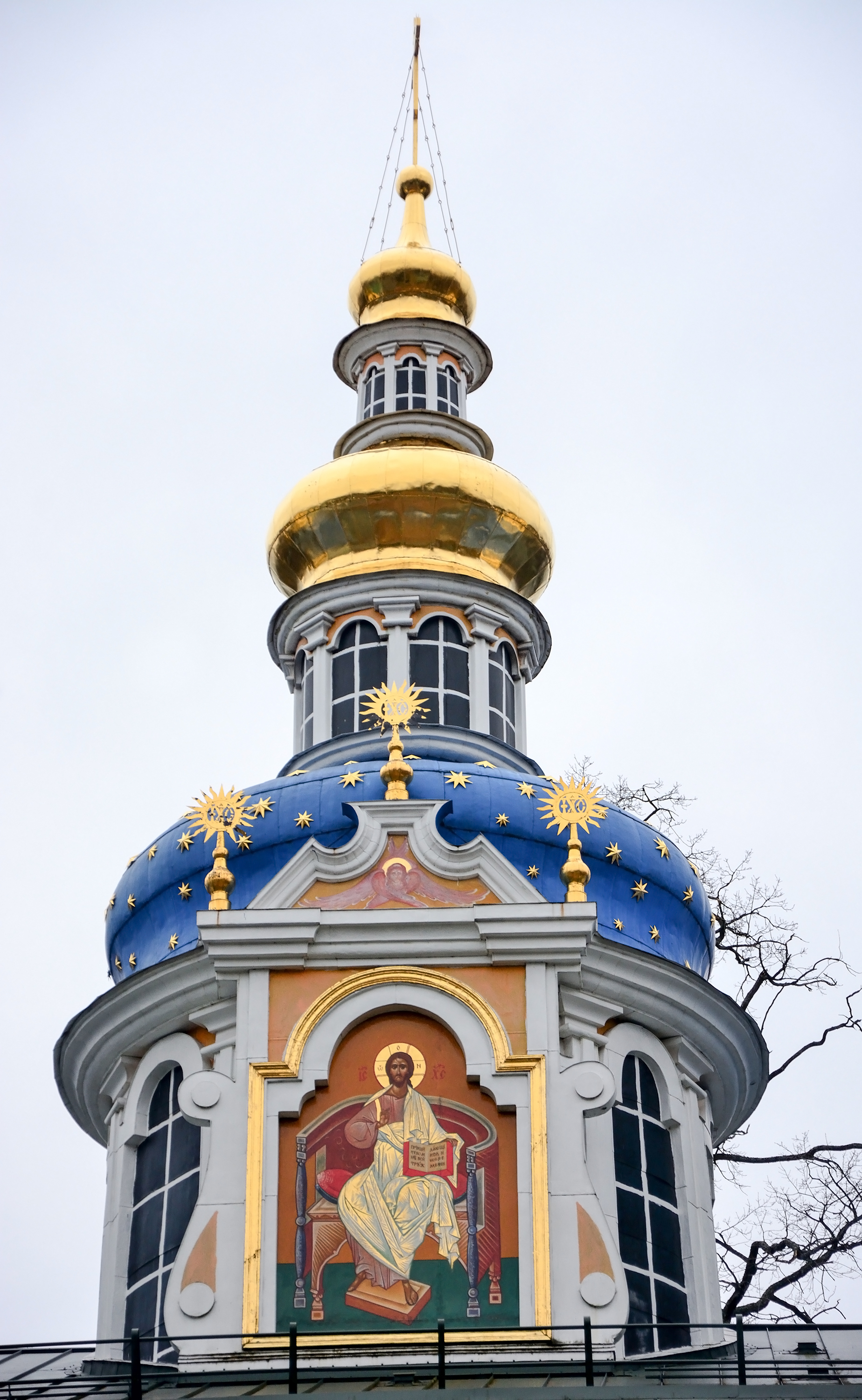 PSKOV, CAVES MONASTERY, BLUE CHAPEL