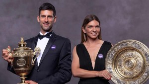 NOVAK DJOKOVIC, SIMONA HALEP