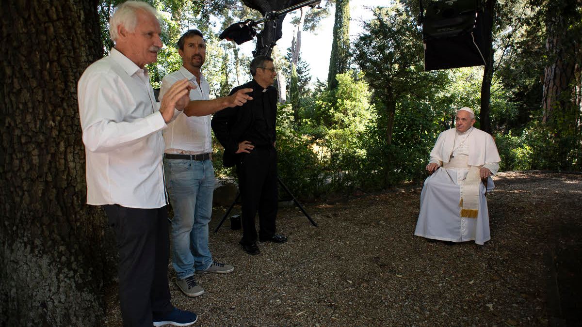 Así se grabó el vídeo del Papa de septiembre
