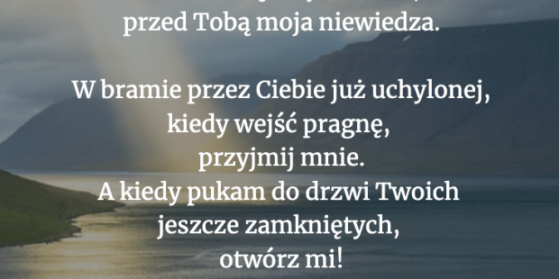 Modlitwa dla ciebie na dziś [28 września]