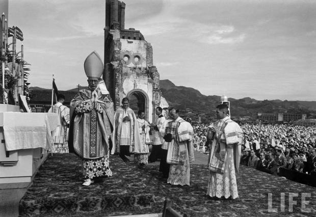 NAGASAKI CATHEDRAL 1949