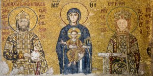 Niezwykłe mozaiki i freski w bazylice Hagia Sophia
