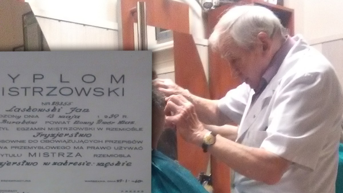 NAJSTARSZY FRYZJER W WARSZAWIE