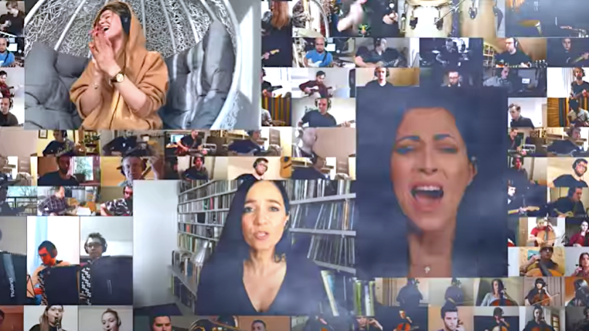 Orkiestra online #wdomuzagrane - "Co mi Panie dasz" (ar. Adam Sztaba)