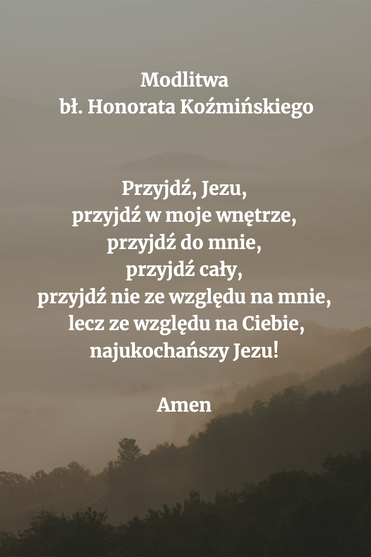 Modlitwa dla ciebie na dziś [13 października]