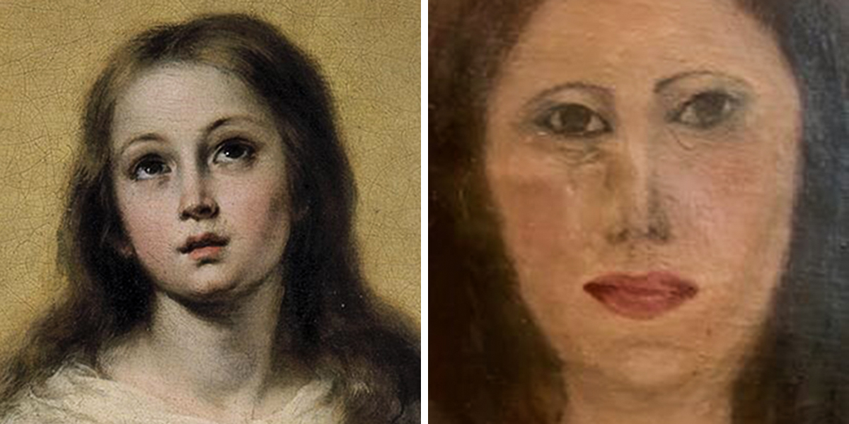 IMMACULATE CONCEPTION BOTCHED RESTORATION