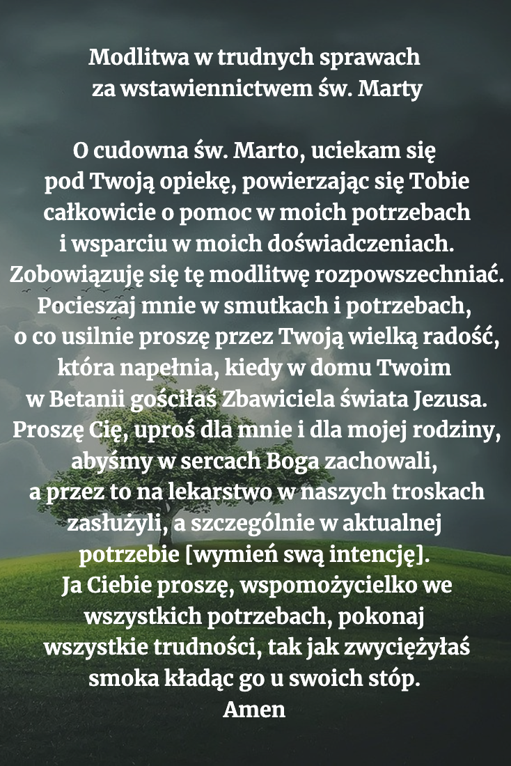 Modlitwa dla ciebie na dziś [29 lipca]