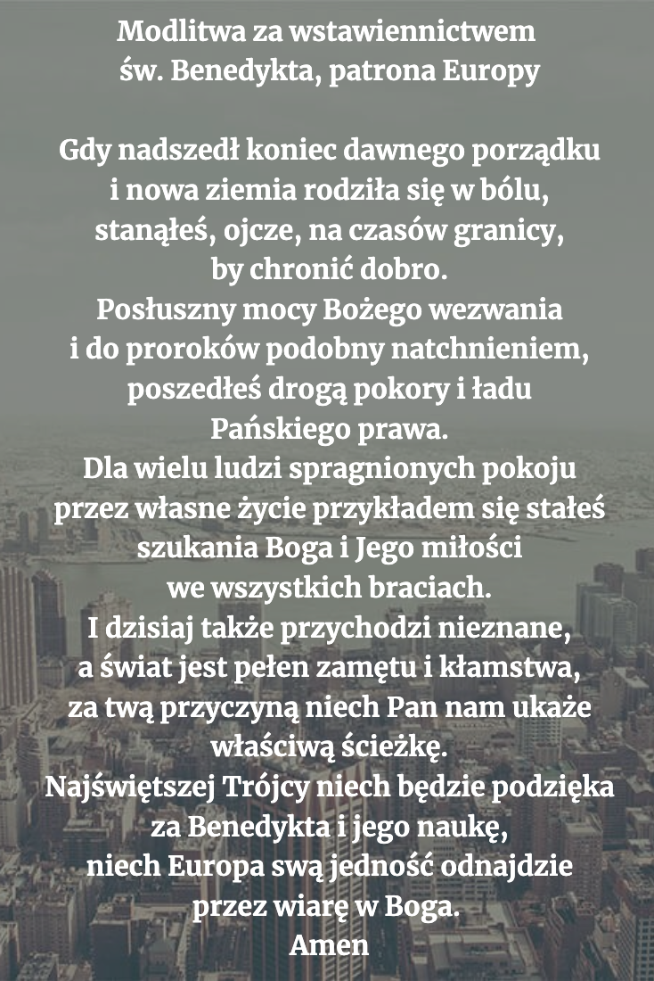 Modlitwa dla ciebie na dziś [11 lipca]