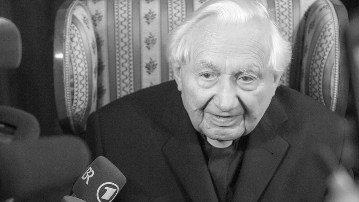 GEORG RATZINGER NIE ŻYJE