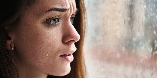 WOMAN, UPSET, TEARS