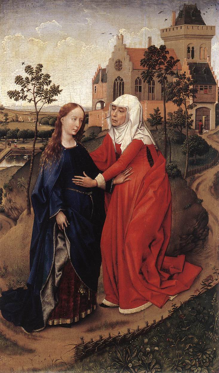 MARYJA W CIĄŻY NA OBRAZACH