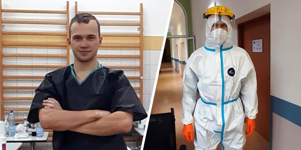 OSKAR SOSNA, KLERYK NA ODDZIALE COVID