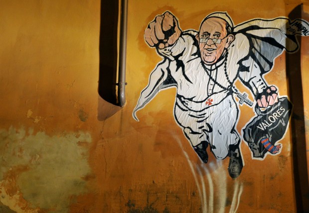 SUPERMAN PAPIEŻ FRANCISZEK