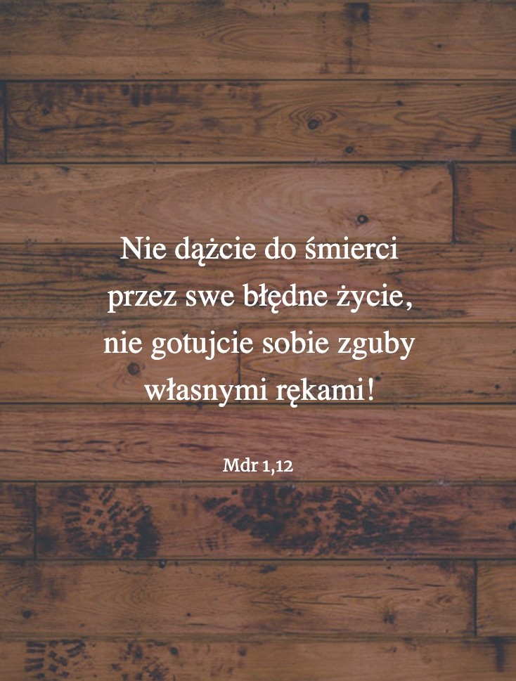 Cytat z Biblii dla ciebie na dziś [30 sierpnia]