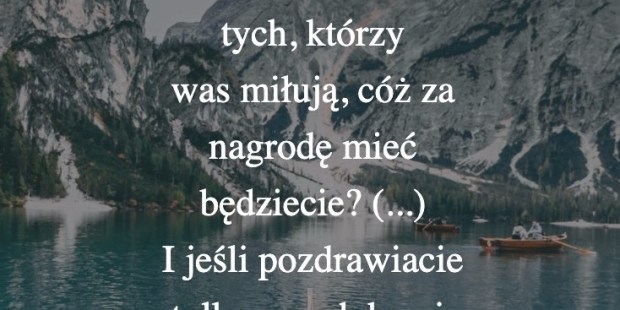 Cytat z Biblii dla ciebie na dziś [8 września]