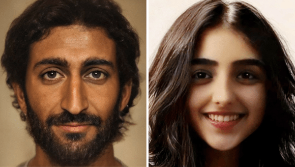 Rostos de Jesus e Maria por inteligência artificial