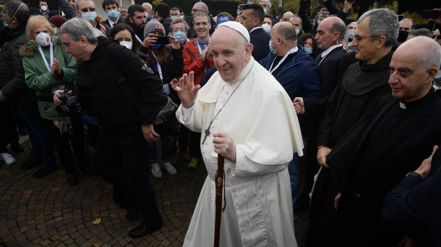 POPE FRANCIS - WORLD DAY OF THE POOR - ASSISI - AFP