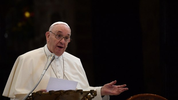 POPE FRANCIS - WORLD DAY OF THE POOR - ASSISI - AFP