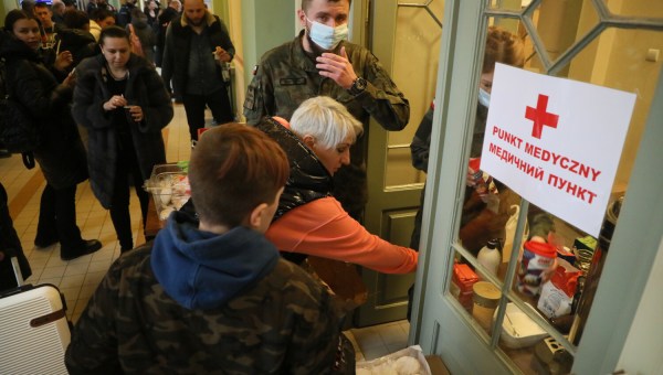 Ukraińscy uchodźcy w Przemyślu