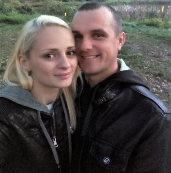 Krystyna Dobrzańska z mężem