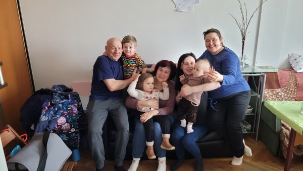 Rodzina Dzedzejów z gośćmi