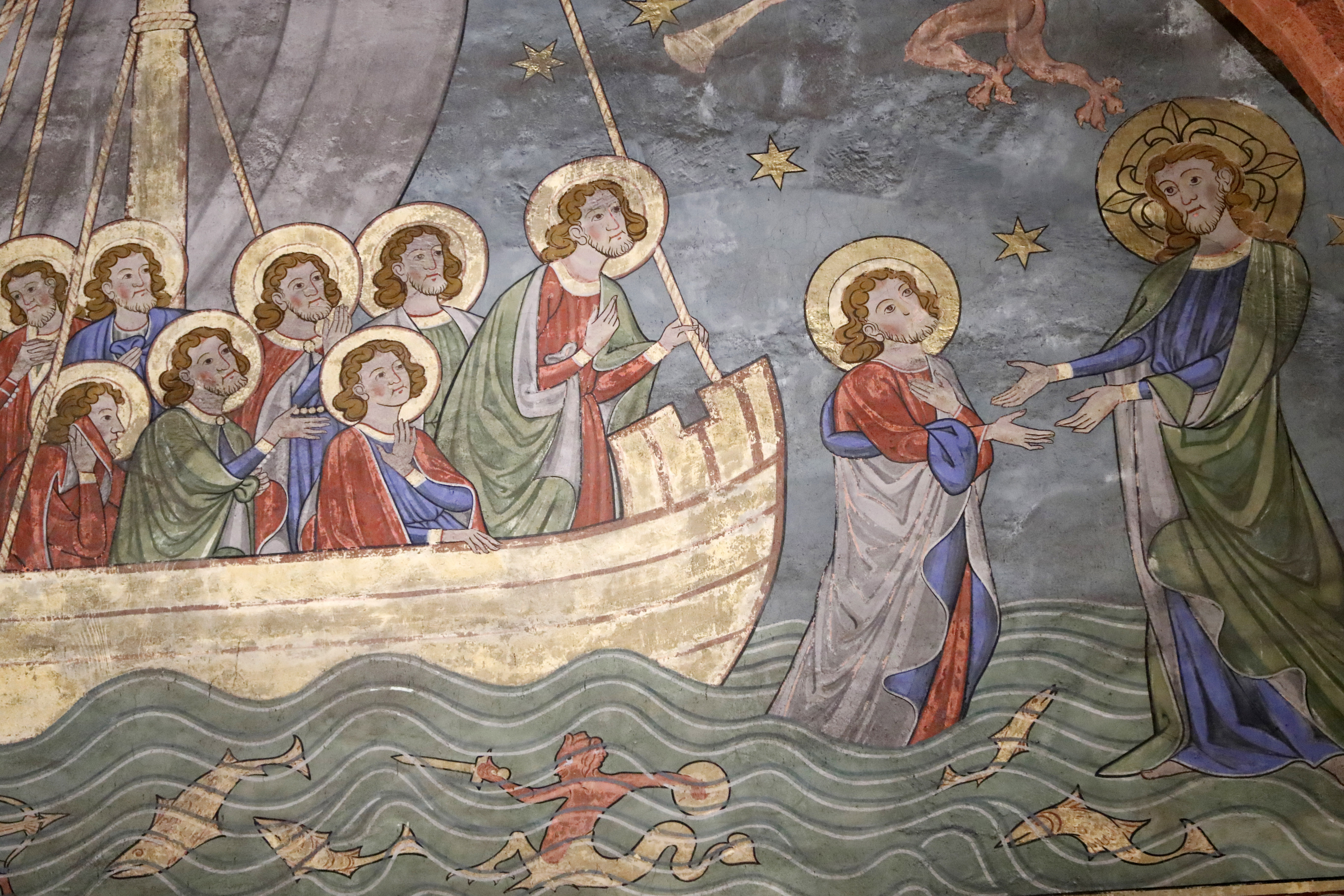 JESUS WALKS ON WATER