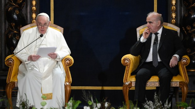 Pope-Francis-and-Maltas-President-George-Vella-authorities-Grand-Council-Chamber