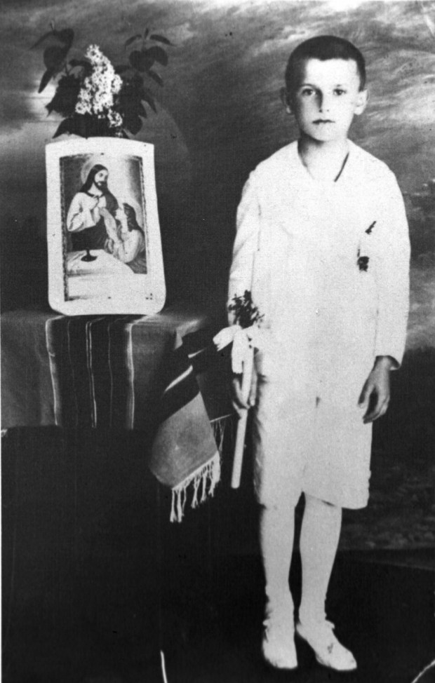 Karol Wojtyła pierwsza Komunia święta