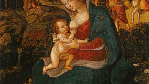 VIRGIN MARY;CHRIST;BREASTFEED