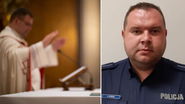 Andrzej Kuśnierz policjant uratował księdza