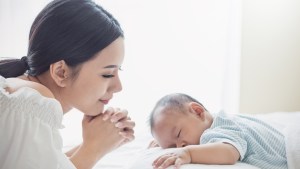 modlitwa z niemowlakiem
