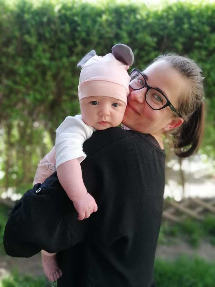 Ola Niedziałkowska z córką Ritą