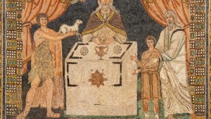 Melchizedek na mozaice w Rawennie
