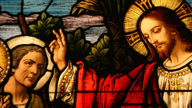 Jezus błogosławi mężczyźnie