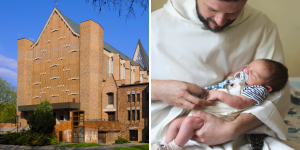 Niemowlę pojawiło się w klasztorze! „Nowe życie to nie tylko bracia nowicjusze”