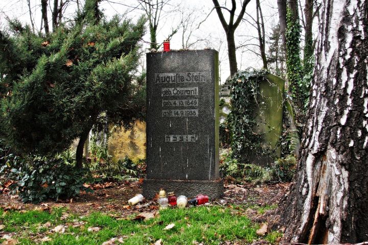 Grób Augusty Stein na Cmentarzu Żydowskim we Wrocławiu