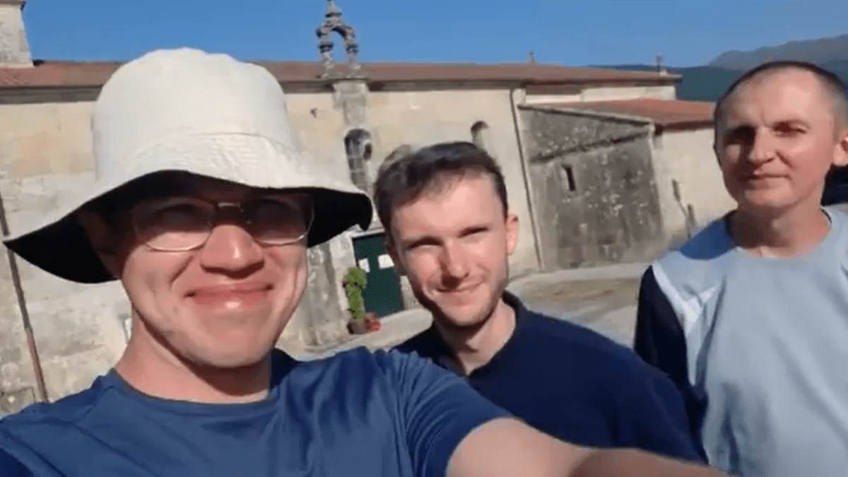 klerycy na Camino w intencji powołań