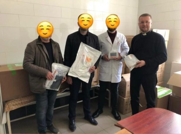 ks. Wiaczesław Bystrycki niesie pomoc na Ukrainie